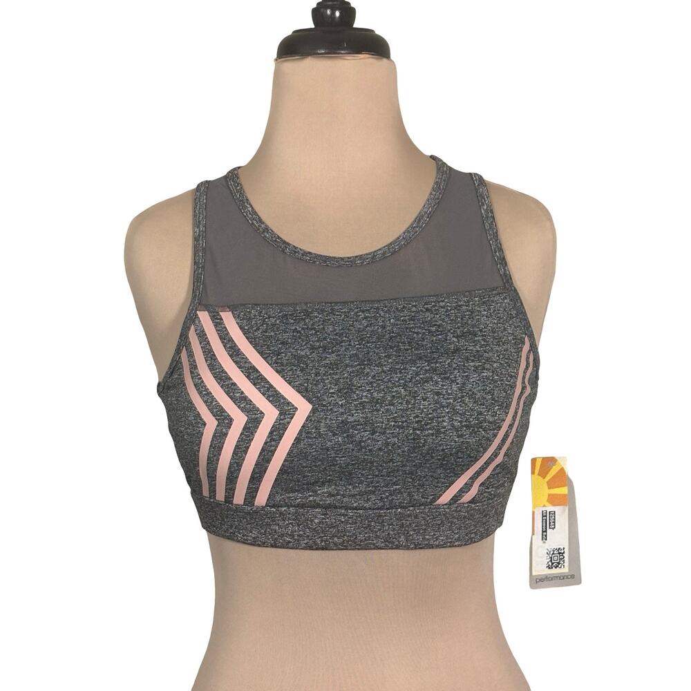 C&C California Mesh V-Back Sports Bra Medium New With Tags